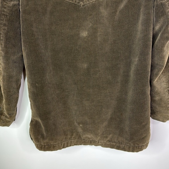 Vintage Towncraft Penney's Brown Sherpa Lined Western Button Up Jacket Size 36 - Picture 6 of 12